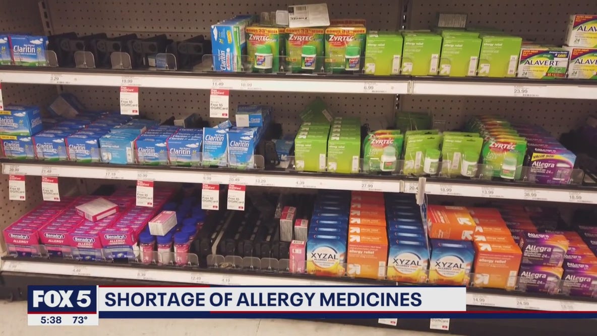 Shortage of allergy medicines